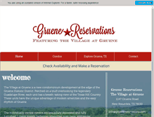 Tablet Screenshot of gruenereservations.com